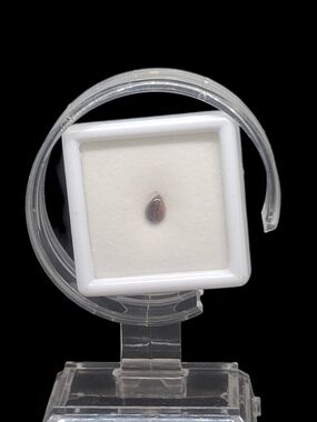 NEW Coffee Obsidian Pear Shaped Loose Gemstone .51 Ctw